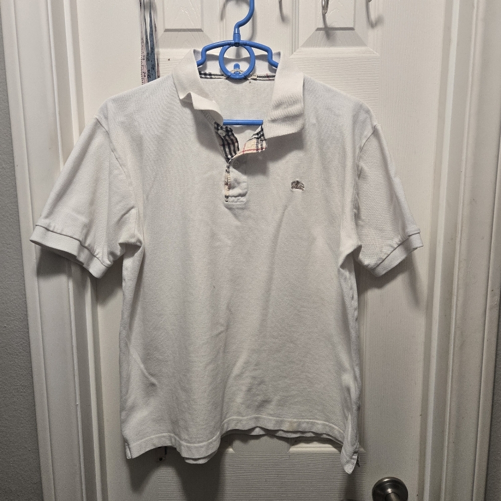 Burberry Polo Shirt Size M Or L??